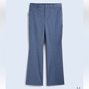 NWOT Madewell Pinstripe Flare Ankle Pant